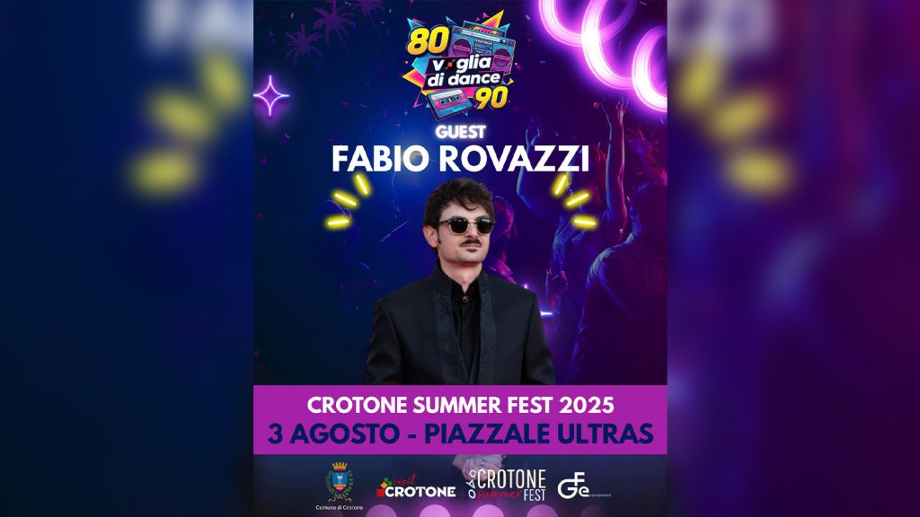 “80 voglia di Dance anni 90” guest Fabio Rovazzi